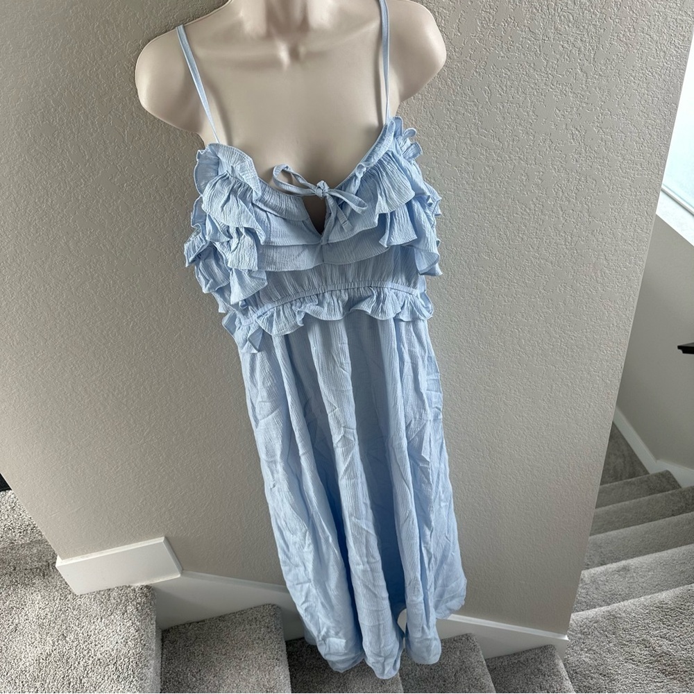 Dear John nwt JOJO MULTI RUFFLE DRESS - Picture 3 of 10